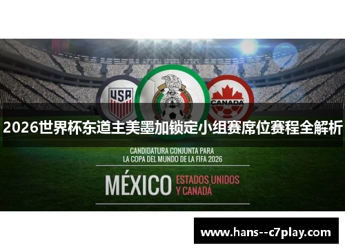 2026世界杯东道主美墨加锁定小组赛席位赛程全解析
