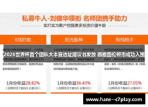 2026世界杯首个团队大本营选址建议书发放 西雅图伦顿市成功入围